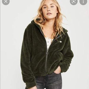 Abercrombie and Fitch fur jacket